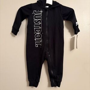Nike Sportswear Shine Graphic Hooded Coverall Size 12 M